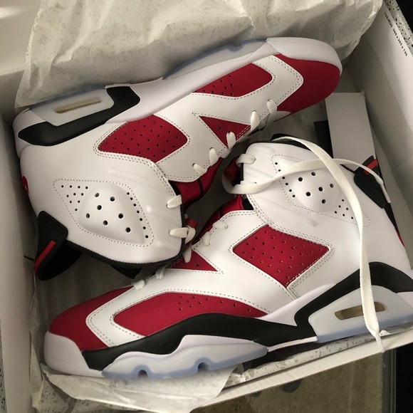 New Air Jordan 6 Retro. Never wore them, it was a gift and the wrong size.